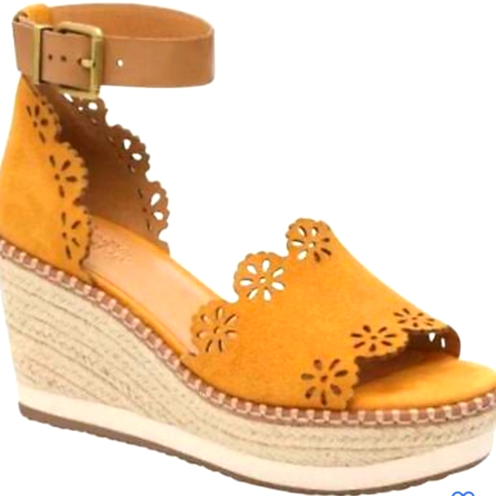 Crown Vintage Shoes Crown Vintage Dunja Espadrille Wedge Sandal